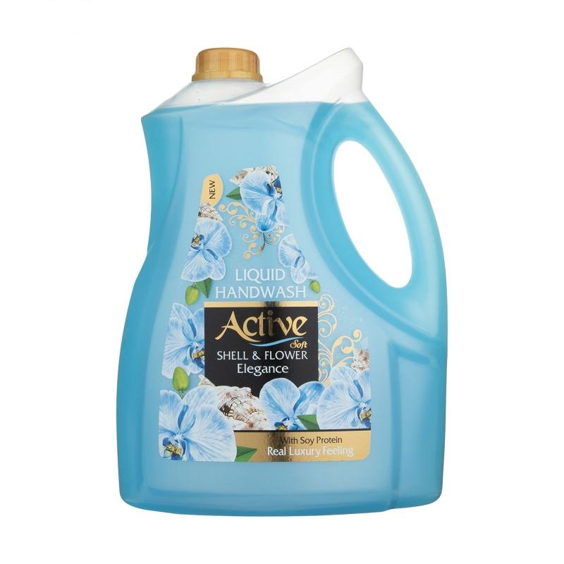 اکتیو مایع دستشویی صدفی آبی 3750 گرمی