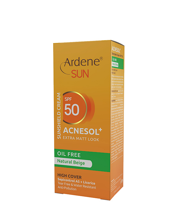 آردن کرم ضد آفتاب فاقد چربی 50 SPF رنگ بژ