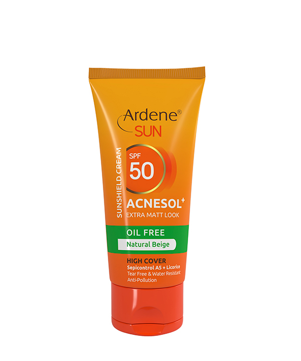 آردن کرم ضد آفتاب فاقد چربی 50 SPF رنگ بژ